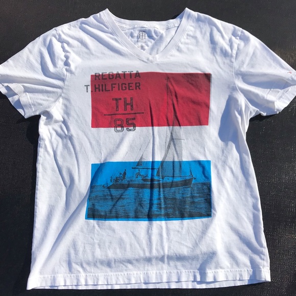 Tommy Hilfiger Other - Tommy Hilfiger TH Regatta Graphic V-neck Tee